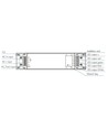 150W / 24V DC dimbar rWave strømforsyning - 6,25A, RF, push-dim, 4 kanaler