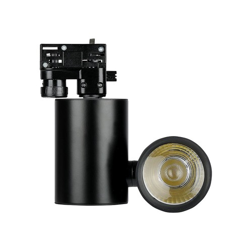 15W LED skinnespot, RA95 - 24 grader, Sort, 5 års garanti