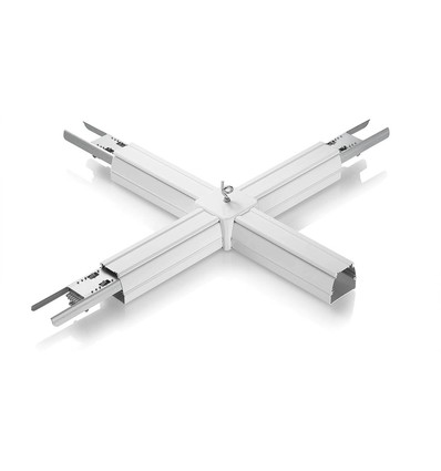 X-kobling for 8-leder skinnesystem
