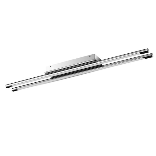 36W designer dobbelt pendel / taklampe - Krom, 4000K, 2700lm, IP20, 120° lysspredning