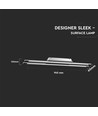 36W designer dobbelt pendel / taklampe - Krom, 4000K, 2700lm, IP20, 120° lysspredning