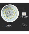 7W LED pendel, Ø34cm - Gull, akrylskjerm, 4000K, inkl. lyskilde