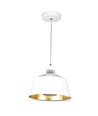 7W hvit LED pendellampe - Ø25cm, akryl, 3000K, inkl. lyskilde