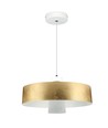 7W LED pendel, gull akrylskjerm - Ø34cm, 4000K, 400lm, IP20