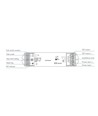 LEDlife rWave LED-kontroller - Push-dim, 12V (180W), 24V (360W), strekkavlastning i begge ender