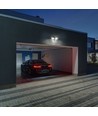 18W LED lyskaster med WiFi kamera og sensor - 6000K, IP44, hvit, utendørs, sikkerhetskamera