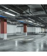150cm 44W T8 vanntett komplett LED-armatur - IP65, 6400K, 2x22W, kald hvit