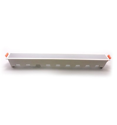 29cm 20W LED lineært armatur - Ultra slim, hvit kant, 6400K, IP20 innendørs