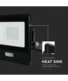 20W LED-lyskaster med sensor - SMD, Samsung LED-chip