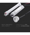 3W LED nødbelysning for innbygging - 5500K, >3 timers batteritid, IP20, hvit
