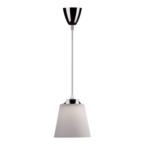 7W LED pendel - Ø15cm, hvit skjerm, 4000K, inkl. lyskilde