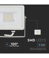 Søylelys 20W - Samsung chip, 6400K, hvitt hus