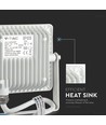 Søylelys 20W - Samsung chip, 6400K, hvitt hus