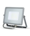 30W LED lyskaster med Samsung chip - 80lm/W, IP65, varm hvit, grå, 5 års garanti
