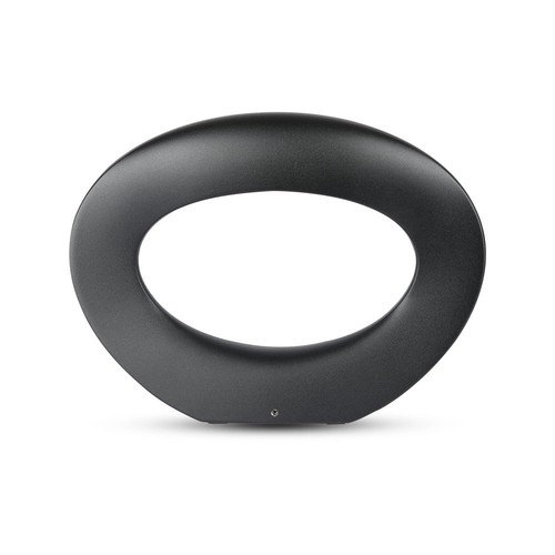 10W LED Vegglampe 4000K - Svart hus