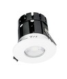 10W Bluetooth fire-rated LED innbyggingsspot - CCT, dimbar, IP65, hvit, Smart Home, 5 års garanti