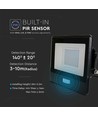 30W LED sensor lyskaster - Samsung LED-chip, arbeidslampe