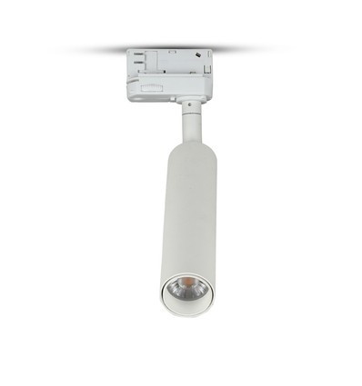 15W LED skinnespot - Samsung chip 5000K 5 års garanti, hvitt hus