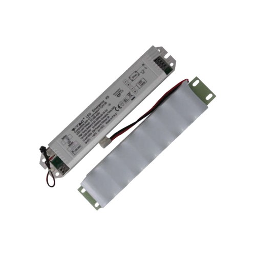 54W LED nødstrømsmodul til vanntett armatur - 3 timers batteritid, 6-7W nødstrøm, passer til M-Series SS Clip