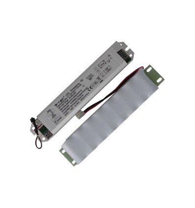 54W LED nødstrømsmodul til vanntett armatur - 3 timers batteritid, 6-7W nødstrøm, passer til M-Series SS Clip