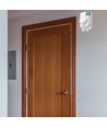 Mikrobølge bevegelsessensor med manual override - 360°, 1-8m rekkevidde, IP20, hvit, max 300W LED