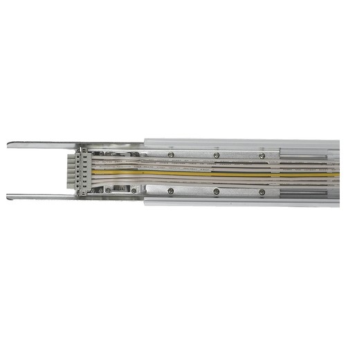 S LINE følgekinne - 8 ledere, hvit, for lineære trunking lys