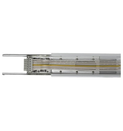 S LINE følgekinne - 8 ledere, hvit, for lineære trunking lys