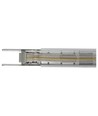 S LINE følgekinne - 8 ledere, hvit, for lineære trunking lys