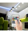 RGB LED controller med 20-knappers RF fjernkontroll - 12V/24V, 3 kanaler, max 480W, IP20