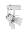 33W LED skinnespot - Samsung chip, 3000K, 5 års garanti, hvitt hus