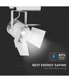 33W LED skinnespot - Samsung chip, 3000K, 5 års garanti, hvitt hus