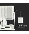 30W LED flomlys med sensor - Samsung LED, 2400lm, IP65, varm hvit