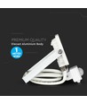 30W LED flomlys med sensor, Samsung LED - IP65, hvit, 6400K
