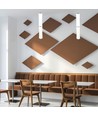32W LED Designer Double Long pendel, dimbar - 3000K, hvit, 2100lm, Triac dimbar
