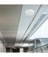 10W LED taklampe med nødlys - IP65, Samsung LED chip, 3 timers batteritid, Ø32cm, bulkhead