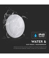 10W LED taklampe med nødlys - IP65, Samsung LED chip, 3 timers batteritid, Ø32cm, bulkhead