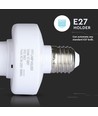 E27 Wi-Fi smart sokkel - Max 20W, fungerer med Alexa og Google Home, hvit