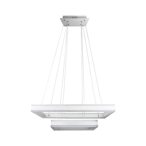 115W Lysekrone dimbar - 3000K, hvit, mykt lys