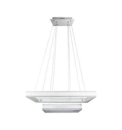 115W Lysekrone dimbar - 3000K, hvit, mykt lys