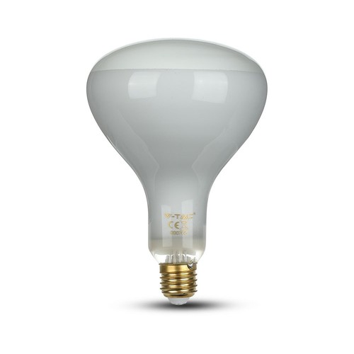 8W R125 LED Kulltrådspære - Dimbar, R125, E27, 230V