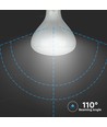 8W R125 LED Kulltrådspære - Dimbar, R125, E27, 230V