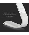 6,5W fleksibel LED bordlampe, oppladbar - 12V, hvit, dimbar, 3-i-1 CCT, touch-styring