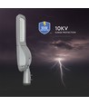 200W LED gatelykt, 130lm/W - Samsung LED chip, IP65, 4000K, Inventronics driver, IK08, grått kabinett