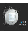 100W LED veiarmatur for wireoppheng - 130lm/W, Samsung LED chip, IP65, 4000K, grå, IK08