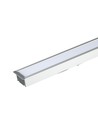 120cm 40W LED lineært innbyggingsarmatur - Samsung LED chip, 120cm, sølv, 5 års garanti