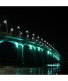 20W LED-lyskaster - Grønn, Sort hus, arbeidslampe