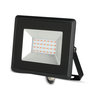 20W Rød LED-lyskaster - IP65 utendørs, Sort hus, arbeidslampe