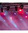 20W Rød LED-lyskaster - IP65 utendørs, Sort hus, arbeidslampe