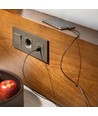 1,5m sort MFi Lightning kabel - 2A, Apple sertifisert, holdbart design