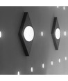 LED Vegglampe 40W - Designer, TRIAC Dempbar, 3000K, Hvit